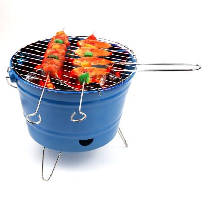 China Adjustable Outdoor Portable Household BBQ Grill BBQ Charcoal Bucket Size BBQ Grill for sale