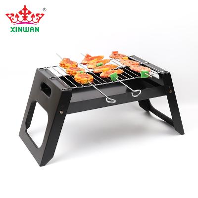 China Adjustable Height Folding Mini BBQ Grill Portable Table Grill Portable BBQ Charcoal BBQ Grills for sale