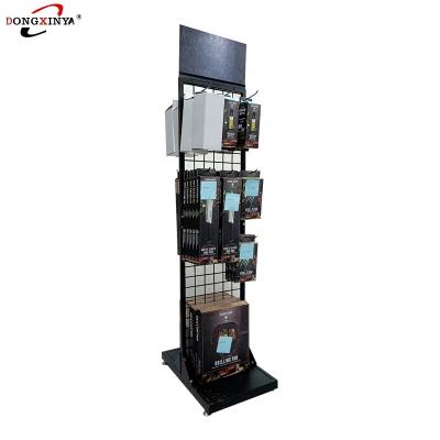 China Supermarket Retail Store Hardware Tools Hanging Shelf Metal Display Rack Rack for sale