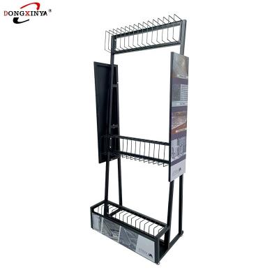 China Supermarket OEM Supermarket Retail Products Metal Shelf Display Rack for sale