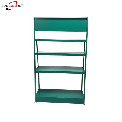 China Customizable Supermarket Trade Show Banner Double Sided Retail Free Standing Display Stand Racks for sale