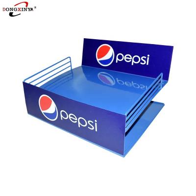 China Supermarket Wine Beer Cola Soda Ash Drinks Drinks Rack Retail Display Stand Small for sale