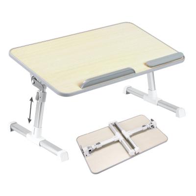 China LAPTOP DESK Density Board Laptop Bed Study Desk Aluminum Folding Laptop Table for sale