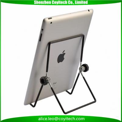 China Single Iron Wire Foldable Tablet PC Holder Stand For Desk Bed for sale