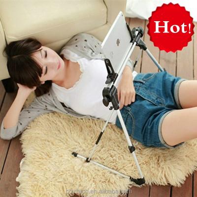 China Universal Folding Adjustable Angle Bed Mobile Phone Tablet PC Stand Holder For Bed for sale