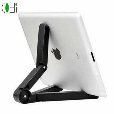 China 2021 Factory Supply Wholesale Adjustable Folding Folding Tablet PC Holder Stand For iPad Light up Samsung Galaxy for sale