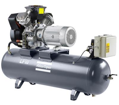 China Automatically Lubricated 10 Bar Single-Stage Two-Cylinder Oil-Free Reciprocating Compressor For Atlas Copco SI Series for sale