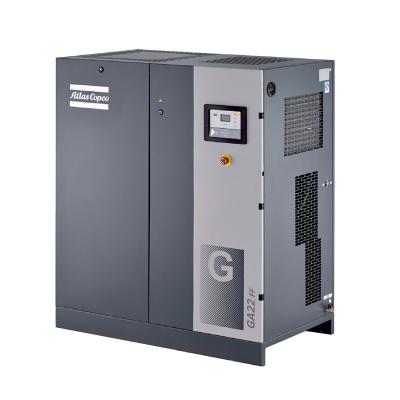 China GA18 11KW 15HP Atlas Copco Oil Lubricated Rotary Screw Air Compressor for sale