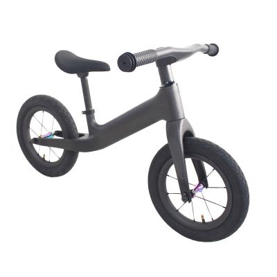 China Carbon fiber light weight balance carbon fiber baby running bicycle kids walking bike for kids for sale