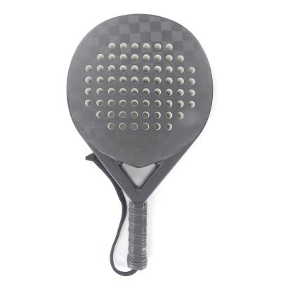 China Outdoor game carbon fiber beach tennis racket OEM 3K 12K 18K carbon paddle high quality tennis racket for sale