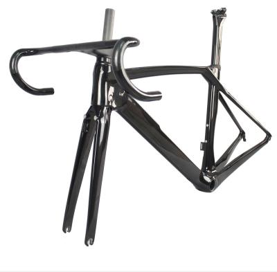 China Road Bikes High Quality Rim Brake Road Bike Frame, Full Carbon T800 Bicycle Frame, High Quality Carbon Road Frame for sale