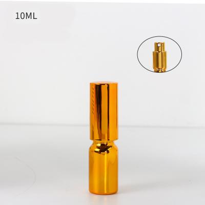 China Hot Sale Gold Dropper Glass Bottle Cosmetic Essential Oil Bottle Cosmetic Packaging Perfume Bottle for sale