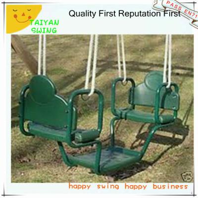 China Face-to-face swings of outdoor furniture gliders for two kids for sale