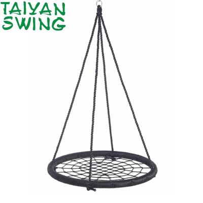 China Outdoor Play Round Spider Web Tree Swing For Kids for sale