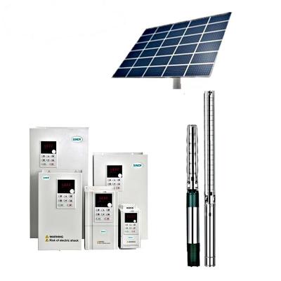 China DC Solar Submersible Pump System Multiple Models Solar Water Pump With 1.25 Solar Panels for sale