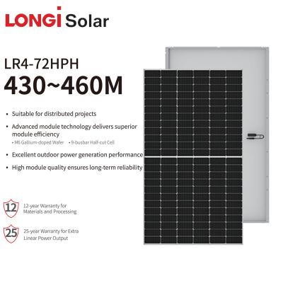 China Hot Selling Longi Marine Solar Panels 455W Solar Panels Module Wholesale Marine Solar Panel 182mmx182mm for sale