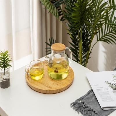 China Eco-Freindly Room Service Tray Set Bamboo Wooden Bread Tray for sale