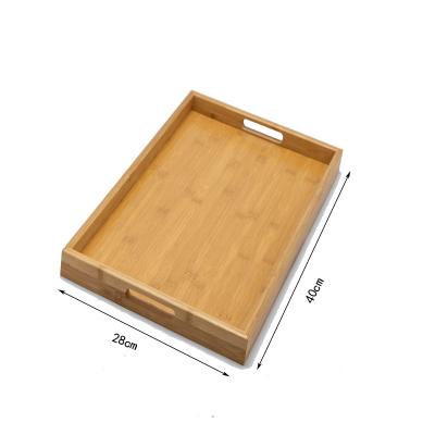 China Eco-Freindly Hot Sale Bamboo Wooden Flat Ears Serving Tray Tray-Medium for sale