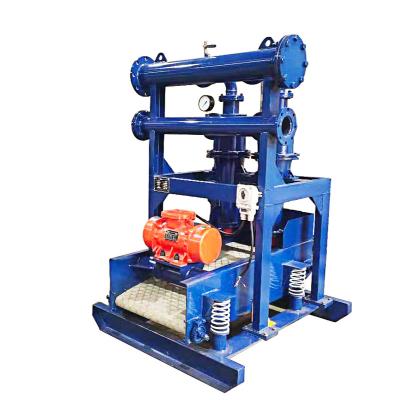 China Wear-resistant cast iron HCS series desander with desilting cyclone and shakersuitable mud shale for drilling liquid solid-liquid seven for sale