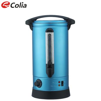 China Keep Hot Water Heater 10 Liter Hot Water Urn Water Heater Colorful Lacquered Commercial Electric Stainless Steel for sale