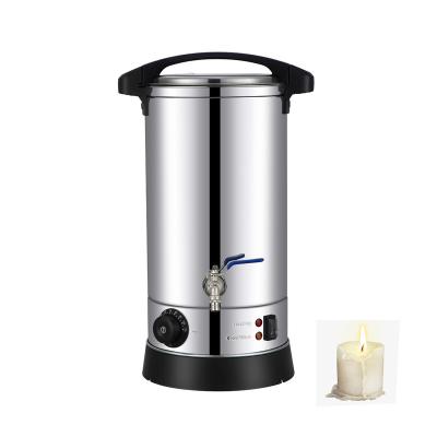 China Keep Warm Electric Candle Wax Melter Urn Melter Stainless Steel Wax Supply Candle For DIY Candle Making for sale