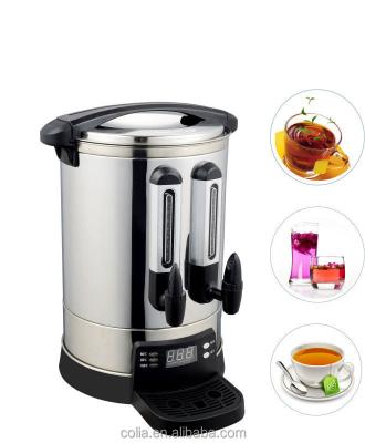 China Digital Water Tap Two Degree Rotation Base Electric Urn 360 Stainless Steel For Tea Or Coffee Party Beverage Dispenser Electric Urn for sale