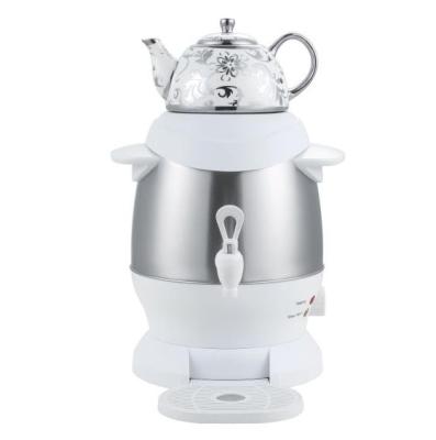 China High Quality Viable Turkish Electric Water Kettle Stainless Steel Samovar Tea Urn Tea Maker or Electric Tea Maker for sale