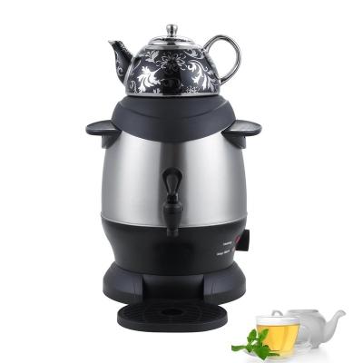 China Keep Hot Turkish Electric Tea Maker Tea Pot Heater Machine Kettle Teapot Samovar 4L+1L For Hotel Kitchen Household for sale