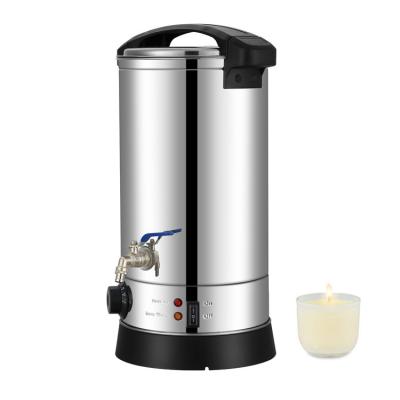 China 10 Liter Stainless Steel Candle Wax Boiler Making Machine Amazon Hot Sale Electric Wax Melter Candle for sale