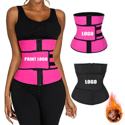 China Breathable Fast Shipping Private Label Shaper Sweat Slimmer Control Waist Cincher Belt Trainer for sale