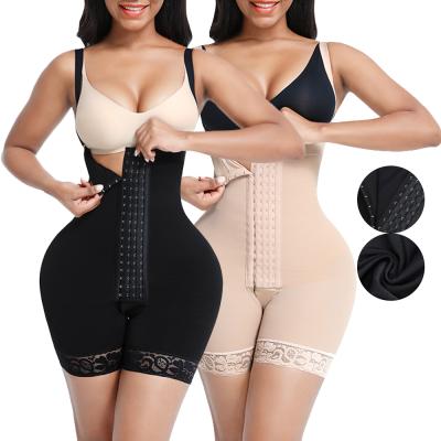 China Breathable In Body Shaper Women Fat Top Butt Lifter Seamless Body Shapewear Push Up Butt Running Full for sale