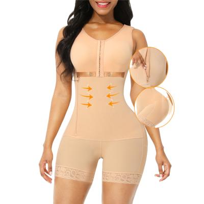 China New Fashion Lace Design Full Body Shaper Antibacterial Hip Enhancer Full Body Shaper Shapewear For Women for sale