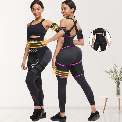 China Antibacterial Neoprene Weight Loss Compression Waist Trainer Body Shaper Thigh High Gum Shaper for sale