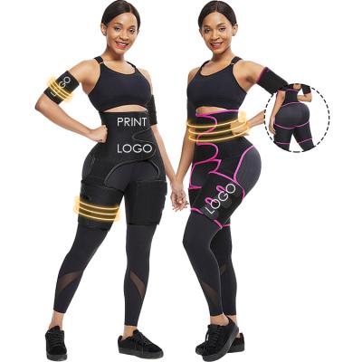 China New Fashion Antibacterial Abdominal Leg And Burning Arm Tummy Control Women Neoprene Waist And Thigh Shaper for sale