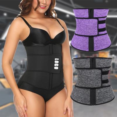 China Antibacterial Color Solic Top Compression Neoprene Waist Trimmer High Waist Trianer Shaper for sale