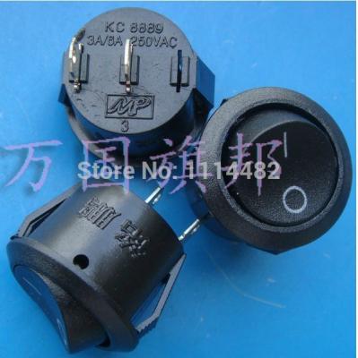 China 3A 250V Dia: 20mm Circular Switch 2P Boat Switch Cheap and Size-quality 3A 250V 20mm 2P ​​3A 250V 20mm 2P for sale