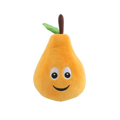 China Sustainable Sustainable Dog Toy Stuffed Fruit Chew Squeaky Soft Pet Recycled Plush Toys ECO-friendly for sale