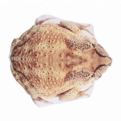 China Sustainable Printing Toad Model In Oxford As Pet Toys For Dog Stuffed With Cotton And Squeaker for sale