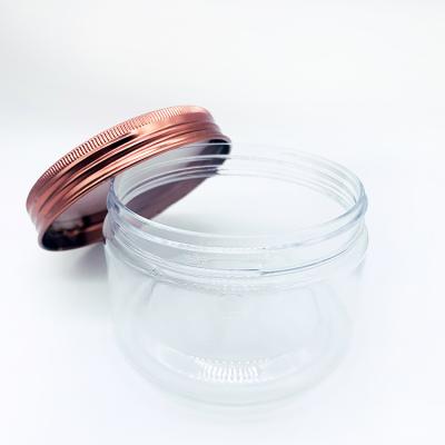 China Large Containers Yueyi 200Ml 250Ml 300Ml Empty Hair Facial Skin Care Cream Cosmetic Packaging Cosmetic Jar With Lid 8Oz Plastic Jar for sale