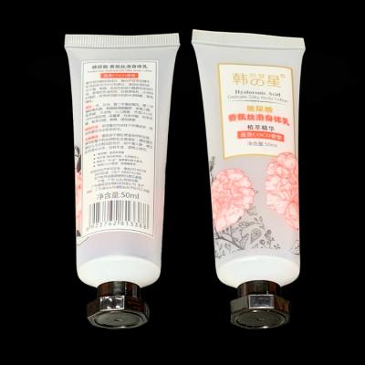 China Plastic Twist 50g Squeeze Face Moisturizer Hand Wash Cream Body Lotion Empty Long Lasting Plastic Tube for sale