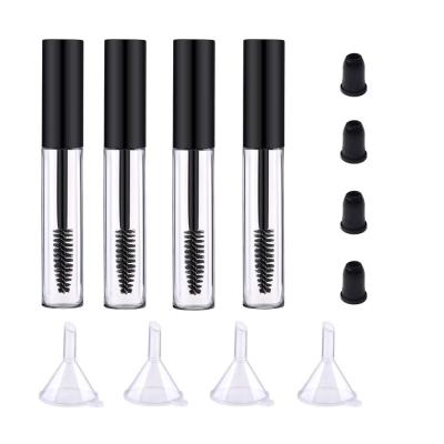 China Cosmetic Package 12ml Eyelash Cream Container Empty Mascara Tube Wand Premium Bottle With Eyelash for sale