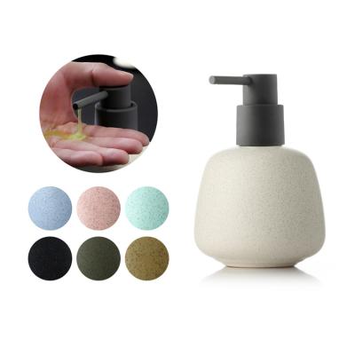 China Wholesale Direct Stocked Ceramic Lotion Dispenser Shampoo Bottle for sale