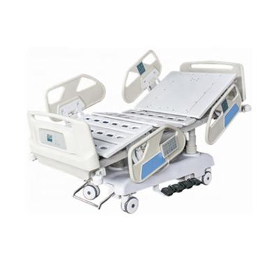 China Emergency Adjustment/Knee up/Height/Trendelenburg/Anti-trendelenburg Electric Bed with Eighing System 7-Fuction Luxury High Quality Stretcher ABS Adjustable Hospital Bed for sale