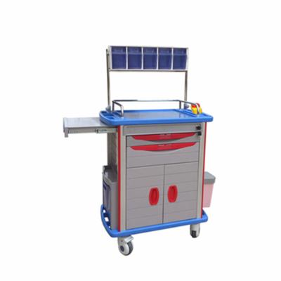 China Hosptial Clinic Medicine Hospital Factory Price Emergency Stretcher Medicine Crash Cart Anesthesia Trolley BR-AT02 for sale