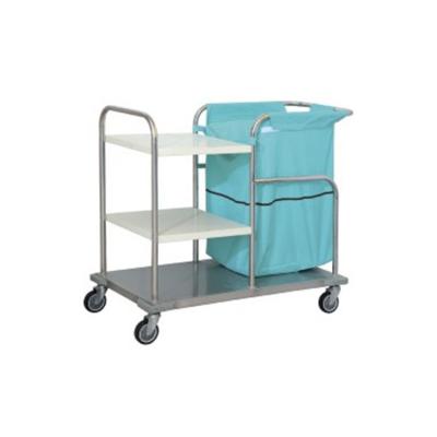 China Modern good prices trolley emergency equipment home care waterproof canvas cart for dirty clothes with a hanging bag for sale