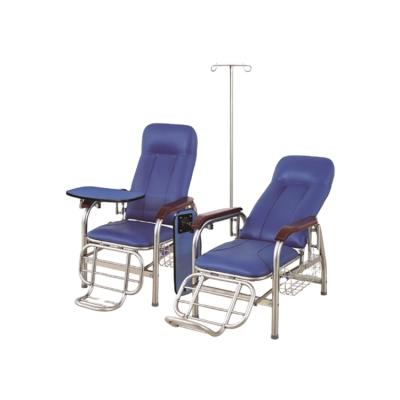 China Modern China Manufacturer Factory Price High Quality China Made Hospital Material Stainless Steel Metal Medical Manual Infusion Chair for sale