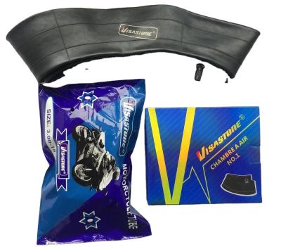 China Visastone Factory Premium Quality Natural Rubber Butyl Motorcycle Inner Tube / Butyl Rubber Tube For Motorcycle With EMAKR DOT All SIZES for sale