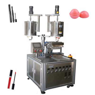 China Chemical Cosmetic Liquid Filling Machine /12 Holes Lipstick Filling Machine for sale