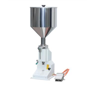 China Beverage Paste Emulsion Filling Machine Small Foot Switch Semi-automatic Liquid Pneumatic Filling Machine for sale