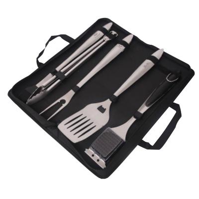 China Easily Cleaned Factory Stock BBQ Accessories 3/4/5 Set of Optional Imported Environmentally Friendly BBQ Tool Materials BBQ Set for sale